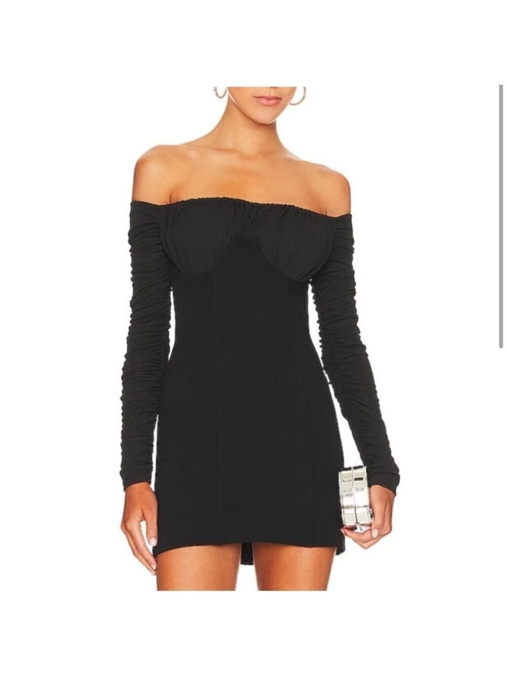 NEW NBD Revolve Carlota Carlotta Mini Dress Black Size Medium